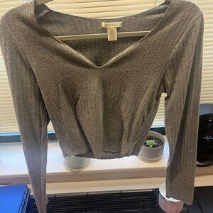 grey soft long sleeve
